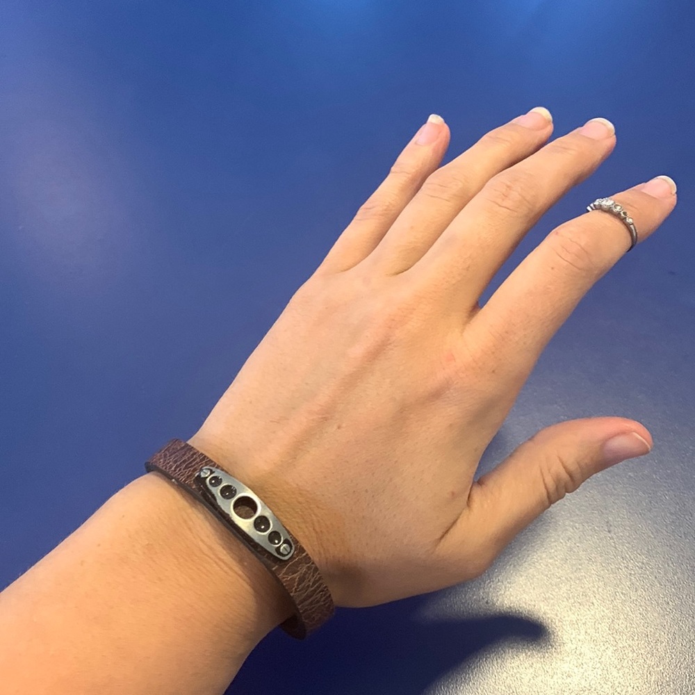 Leather wrap bracelet